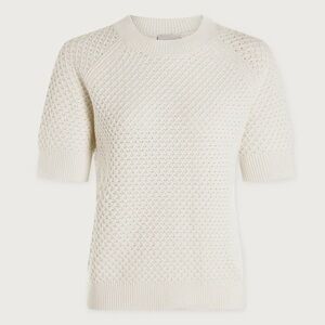 Varley Lucy Knit Top in Snow White